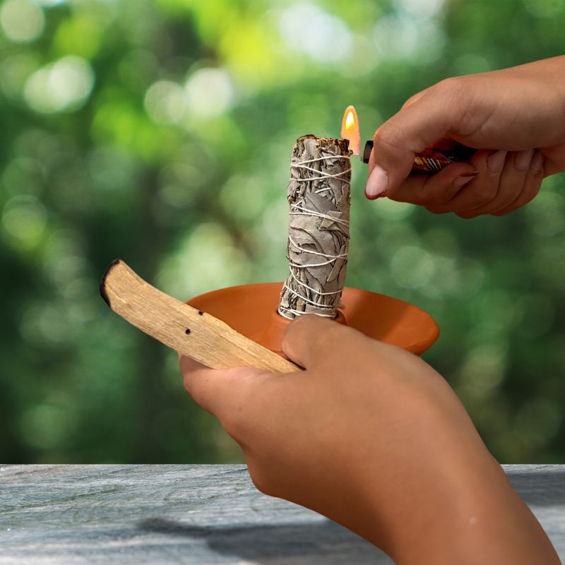 Support Brûleur de Palo Santo et Encensoirs