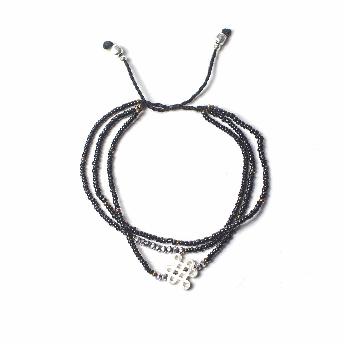 Pulseira de cordão do templo - Ligação com a terra