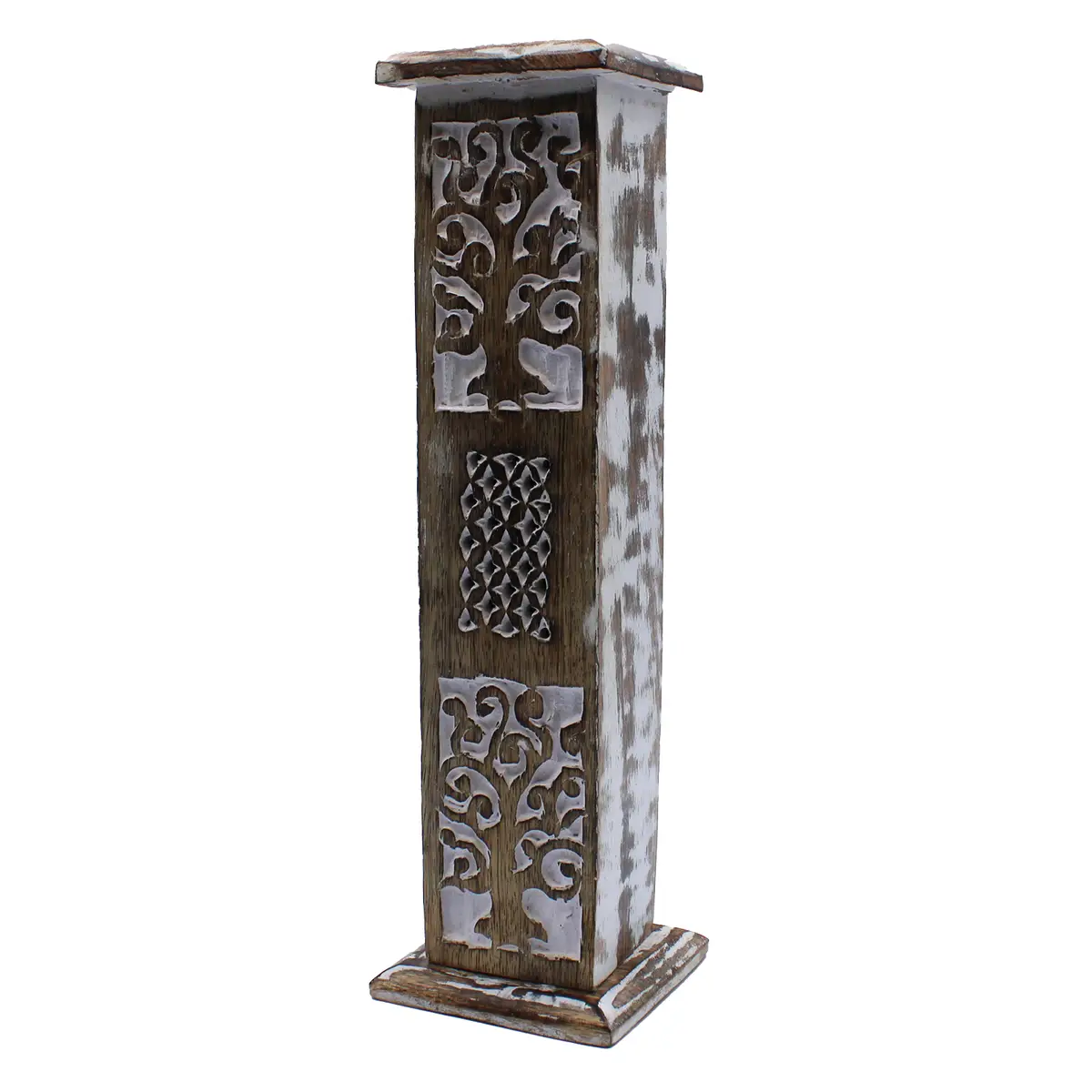 White Washed Incense Holder - Smoke Tower — Incense · GlowDuty apothecary