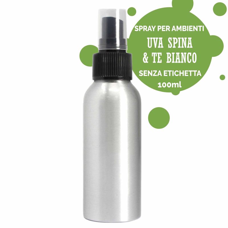 Pokojový Sprej bez Etikety - 100ml - Angrešt a Bílý Čaj