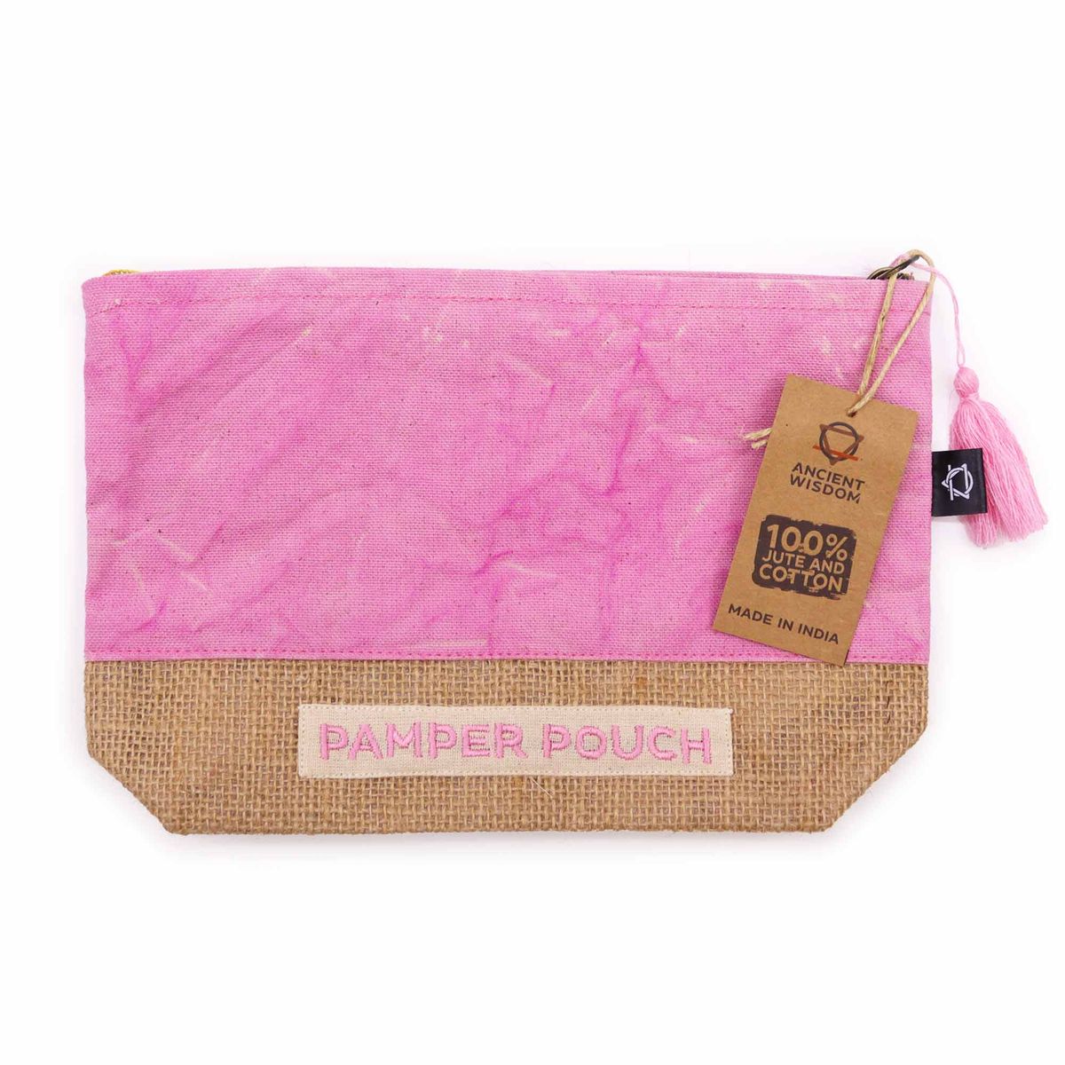 Bolsa de Higiene Pessoal - Rosa e Roxo - Lavado à Pedra