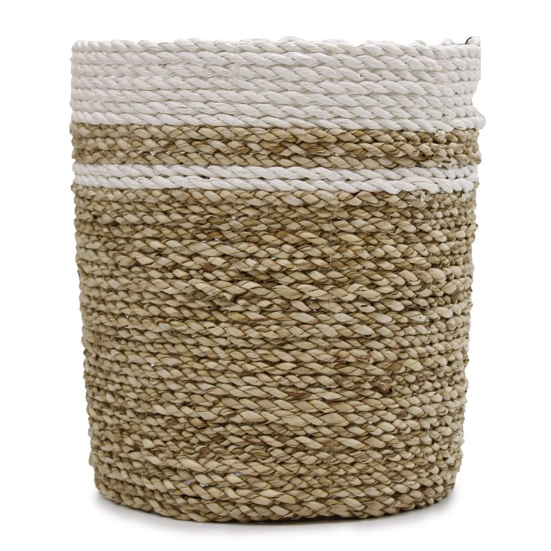 Ensemble en jonc de mer - 2 vases et 2 bacs
