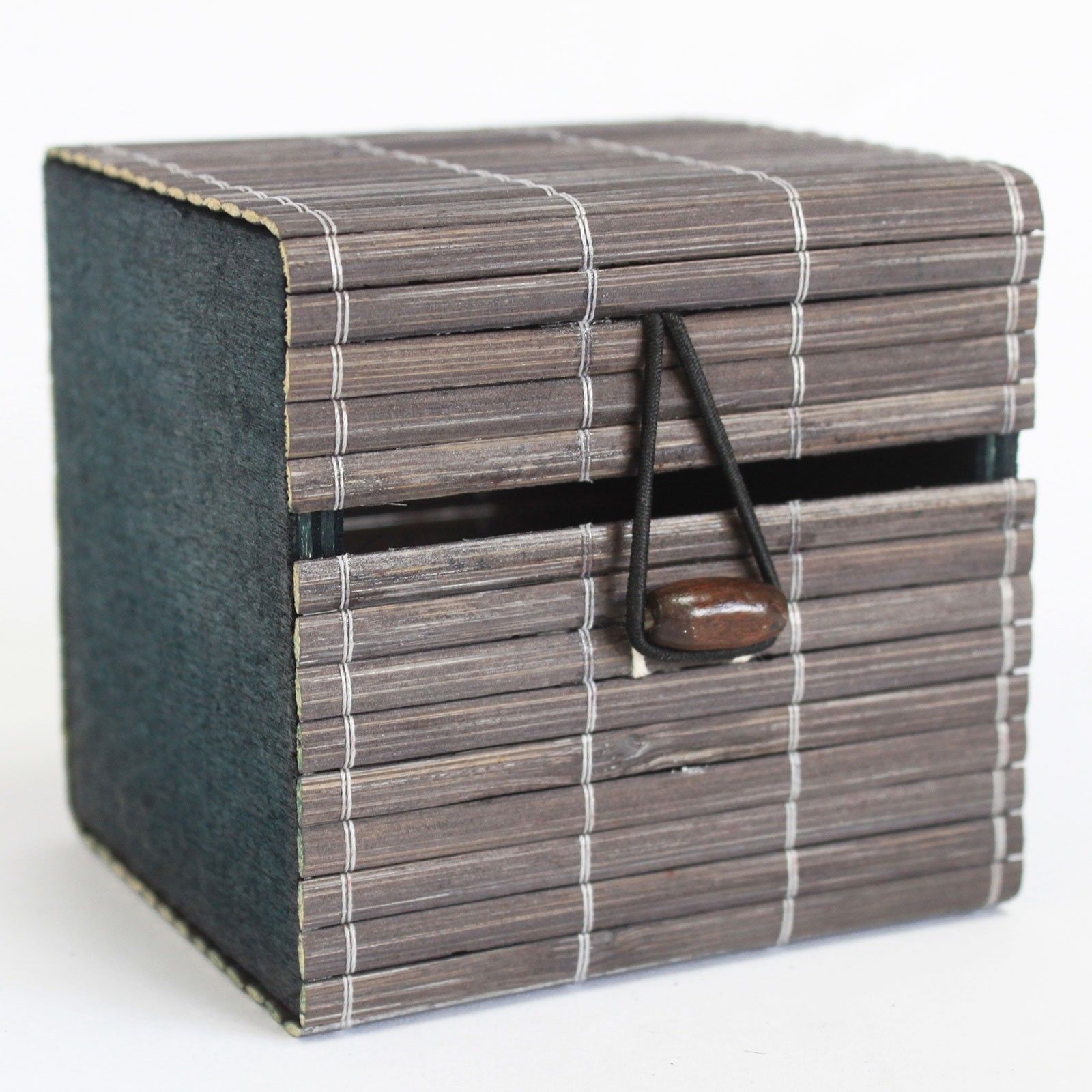 Bamboo Candle Gift Box - Single - Slatted
