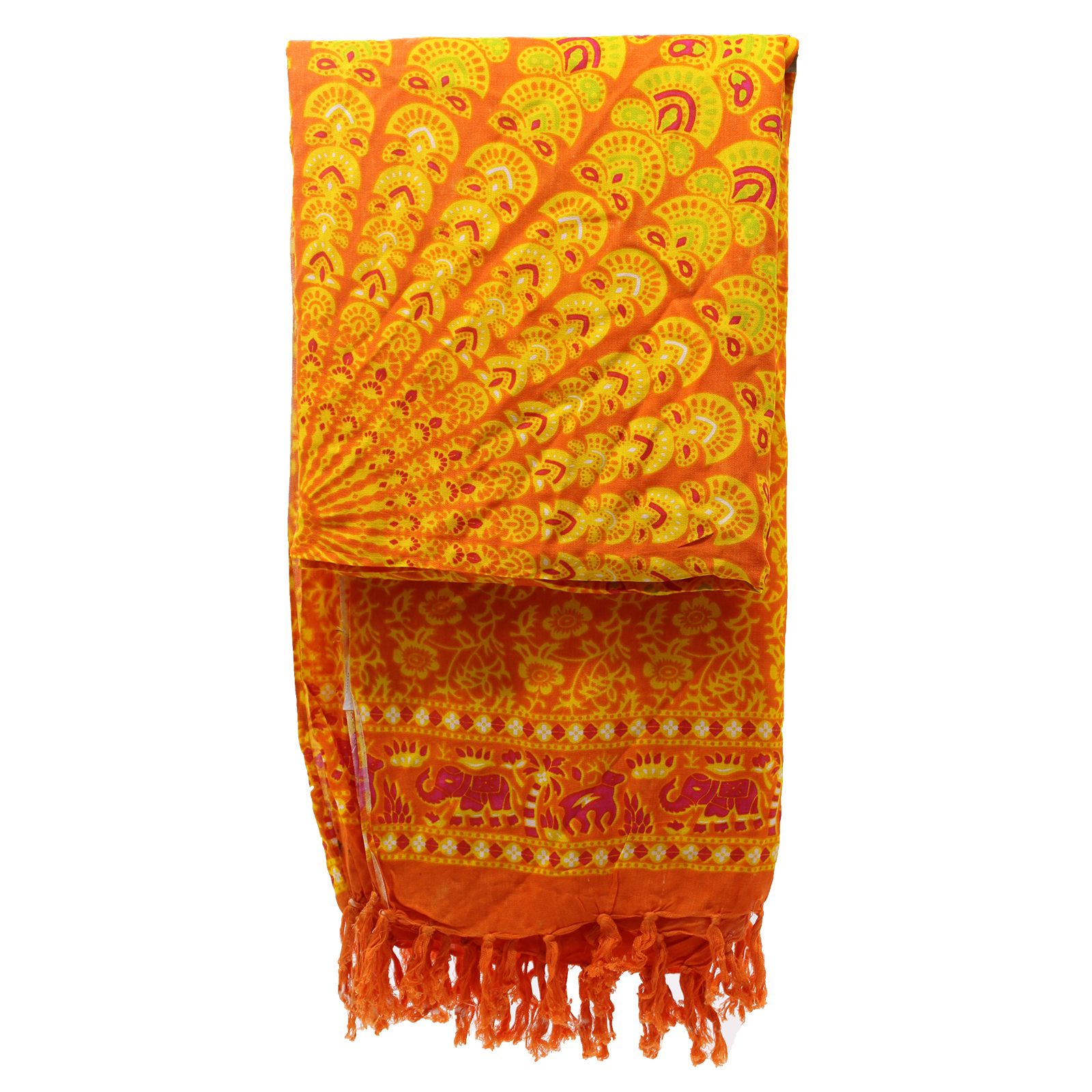 Mandala Sarongs - Limoen met Oranje