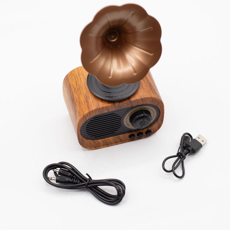 Ретро Міні-колонка "Грамофон" - Bluetooth та FM-радіо