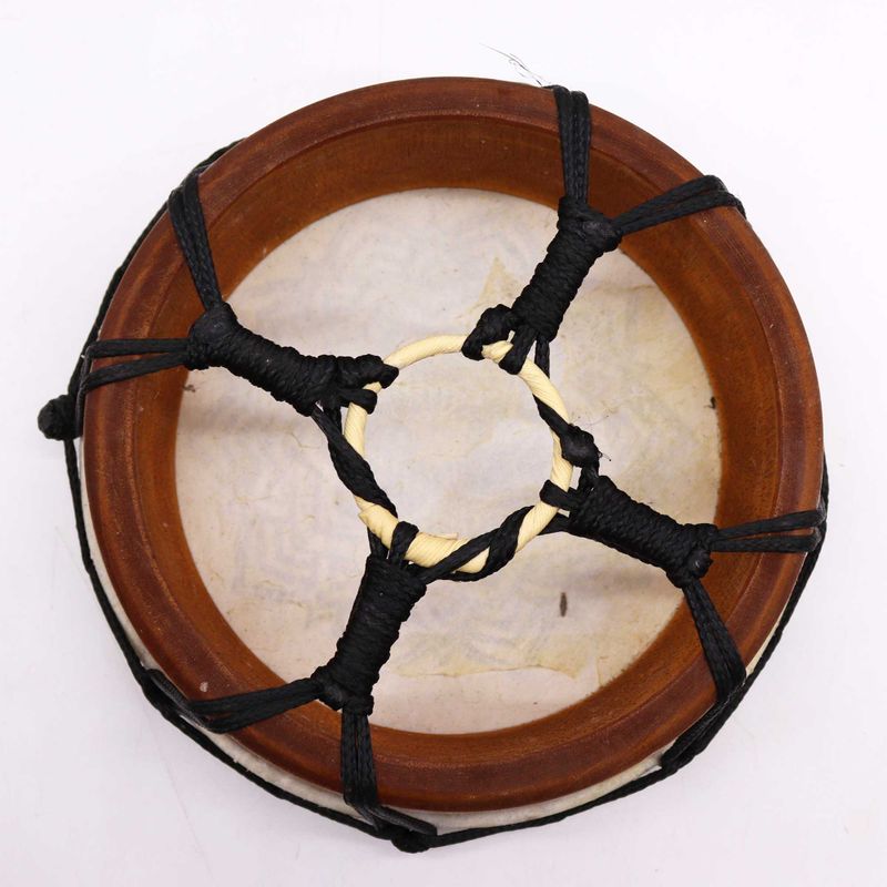 Mandala Shamanic Drum with Stick - 20cm