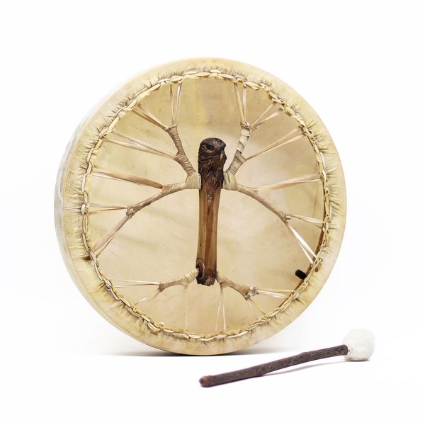 Espíritu del Águila - Sharman Drum & Stick - Ajustable - 40 cm