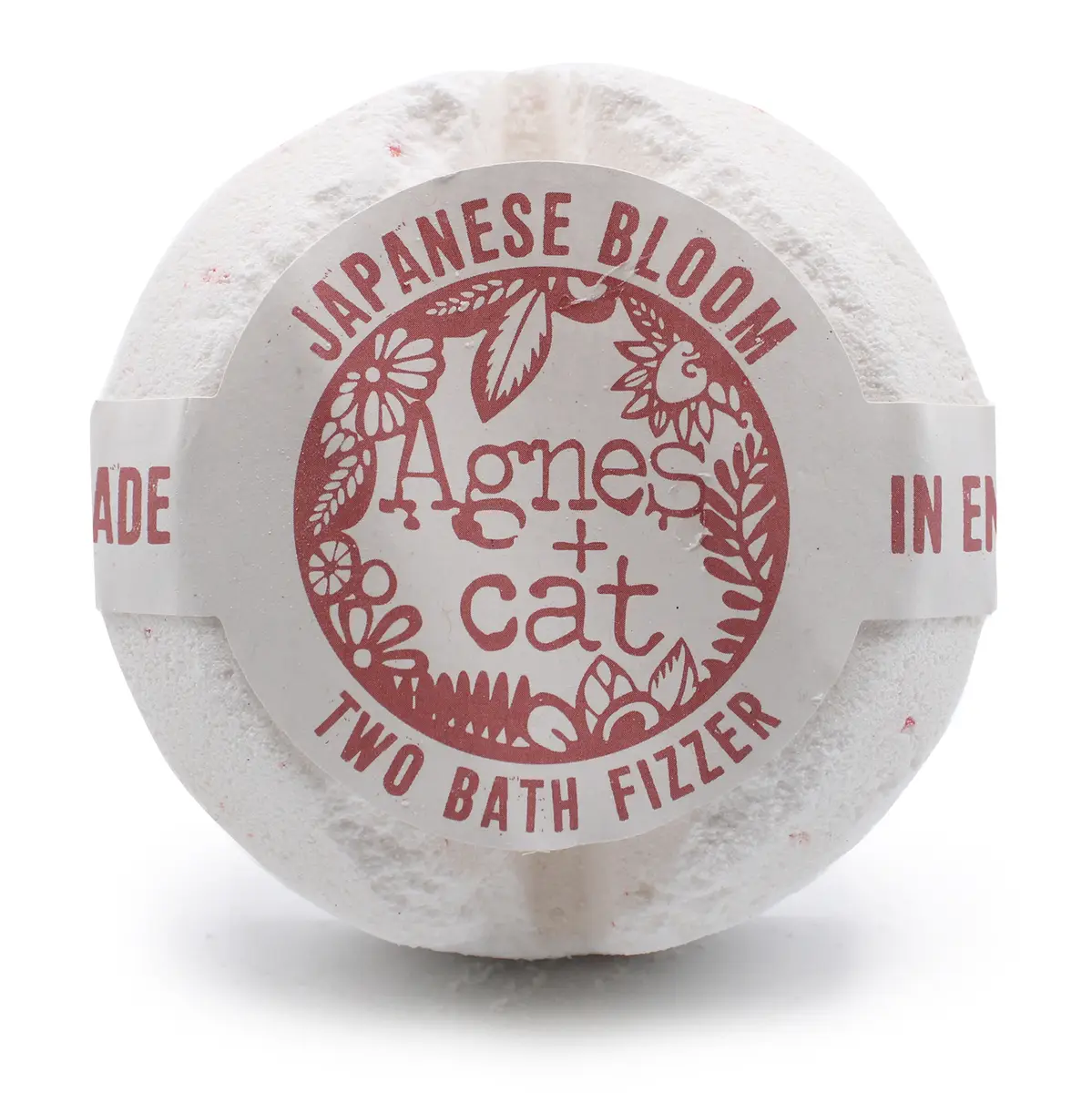 Agnes + Cat Bath Fizzer - Japanese Bloom — Bath · GlowDuty apothecary