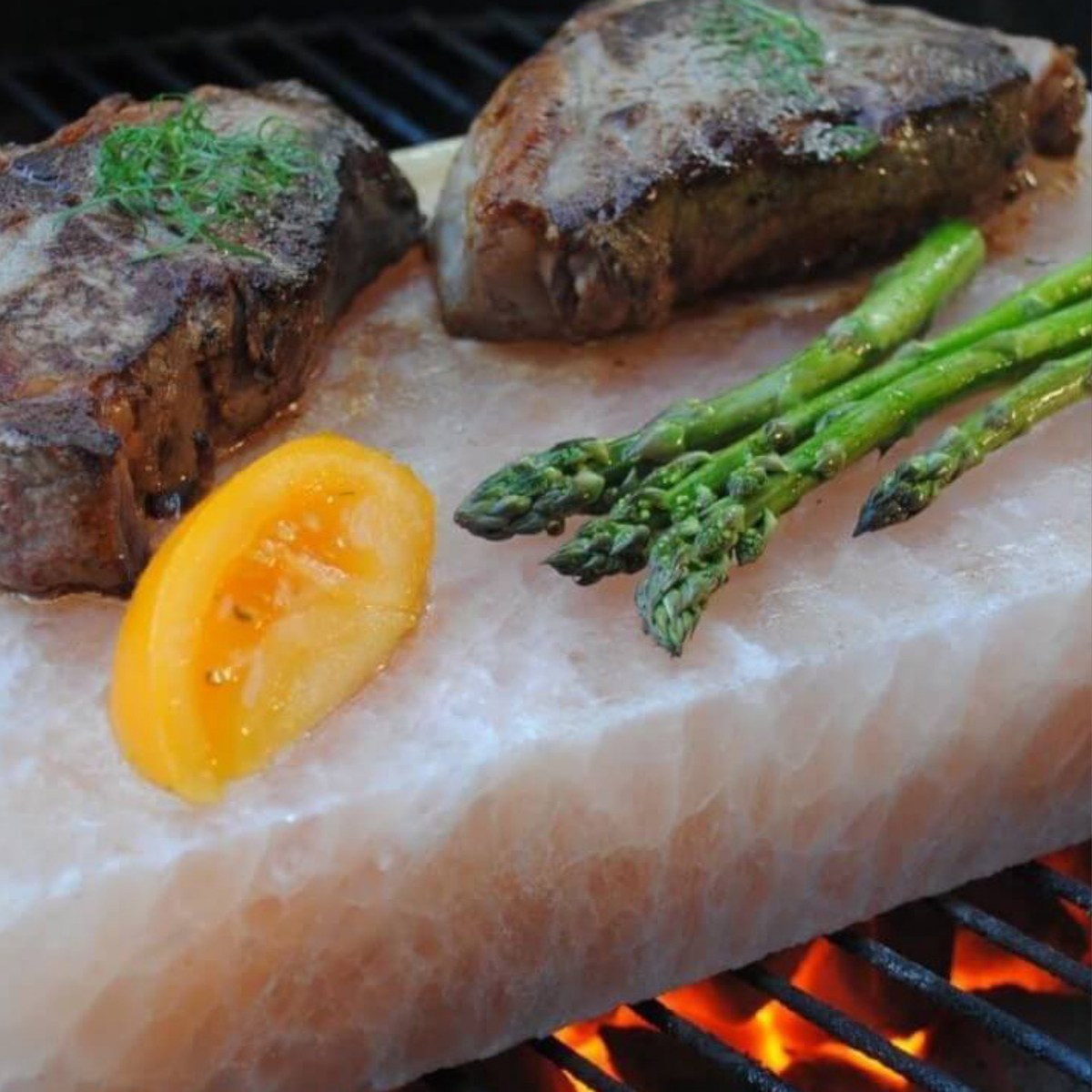 Grelhas de Sal do Himalaya para cozinhar