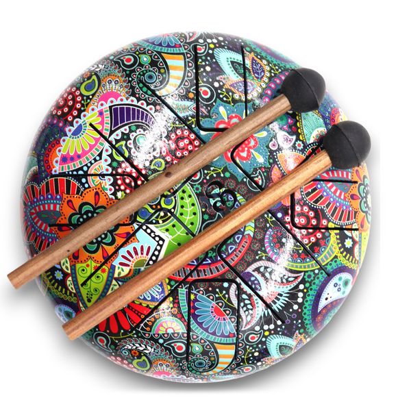 Wholesale Med Hapi Drum Om Red- 22x16cm - AW Artisan Europe