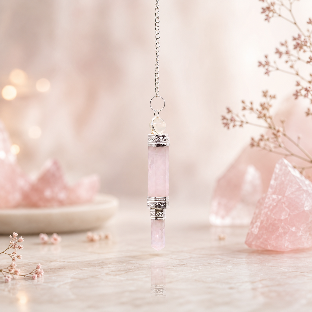 Pendulum - Rose Quartz