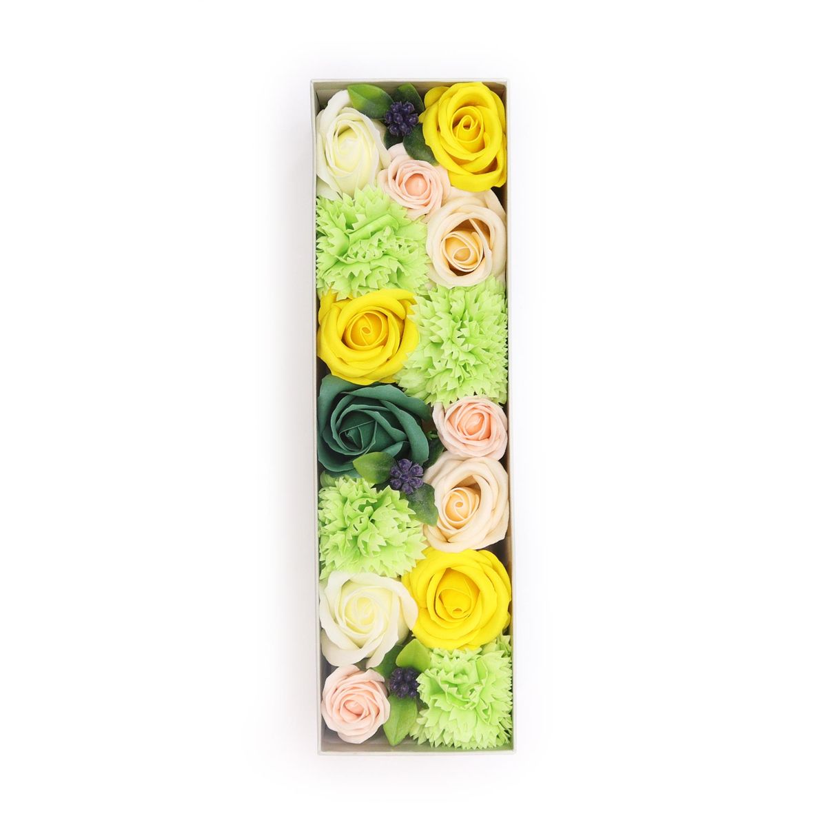Caixa Longa - Celebrações de Primavera - Amarelo e Verdes