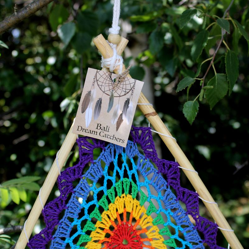 Attrape Rêve de Bali - Med Pyramide Multi