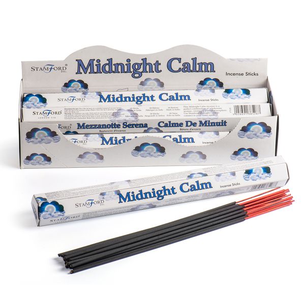 Caixa de 6 Incensos Midnight Calm Premium