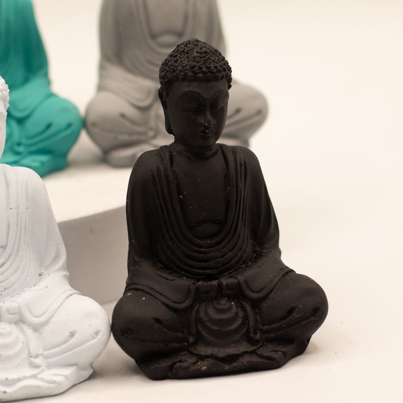 Matt Mini Buddha (Assorted Colours)