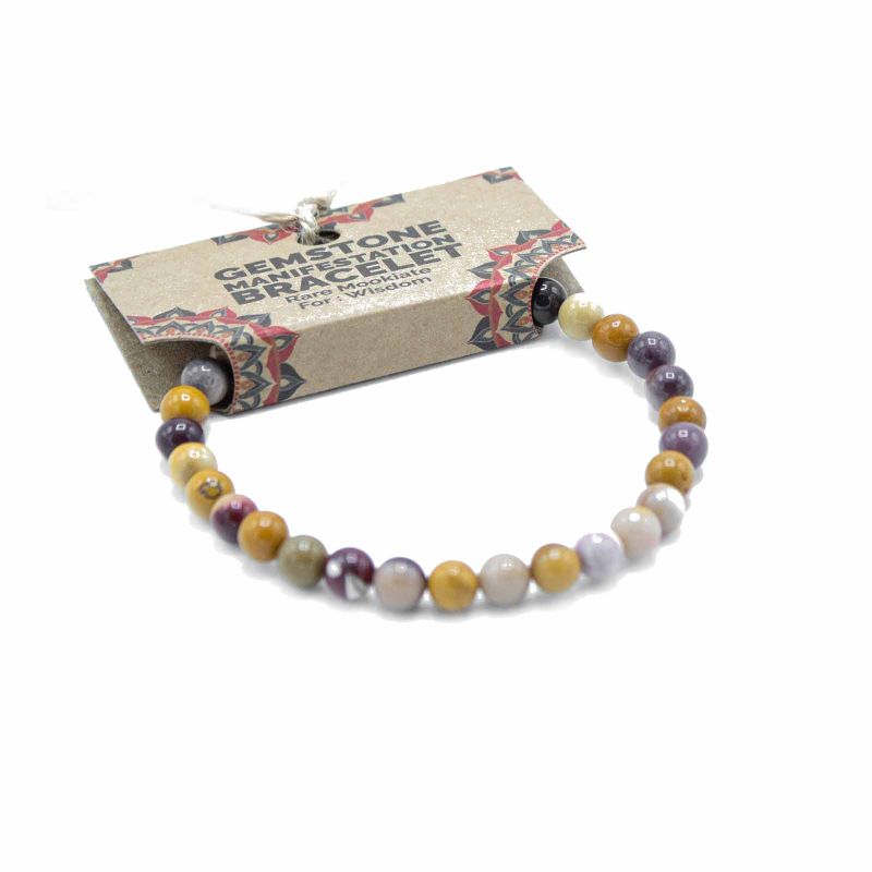 Bracelet de Manifestation en Gemmes - Mookaite Rare - Sagesse