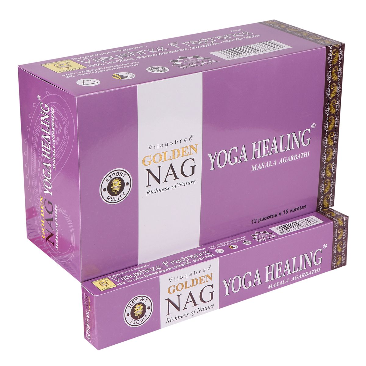 15 g de Dourado Nag - Yoga Curativo