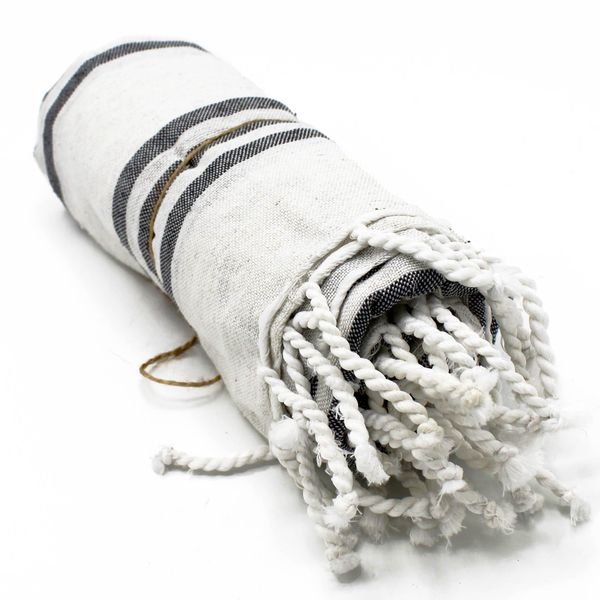 Serviette de Hammam Spa - Charbon - 90x170cm