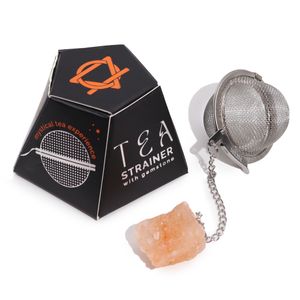 Raw Crystal Gemstone Tea Strainer