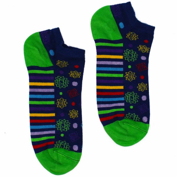 M/L Hop Hare Bamboo Socks Low (41-46) - 7 Chakra