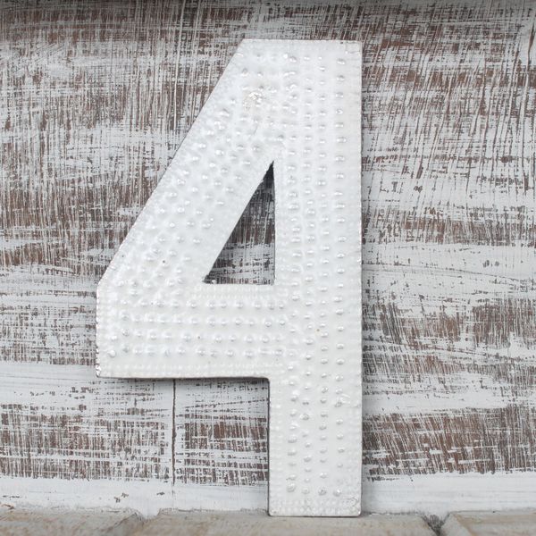 Broj "4" - Razne Boje - 15 cm