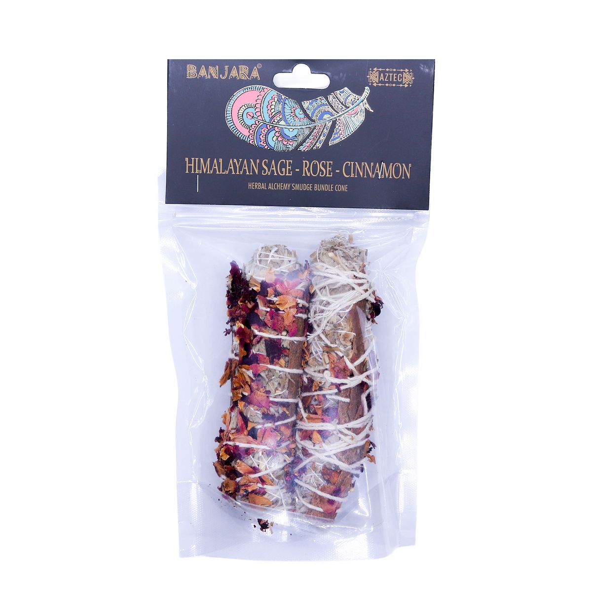 Banjara Smudge - Sálvia do Himalaia, Rosa, Canela