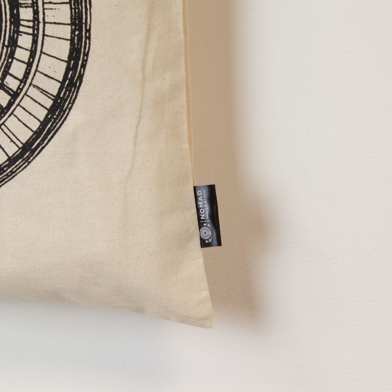 Iconic Basic Tote Bag - Urban Mandala - (40x37cm) - Natural 4oz