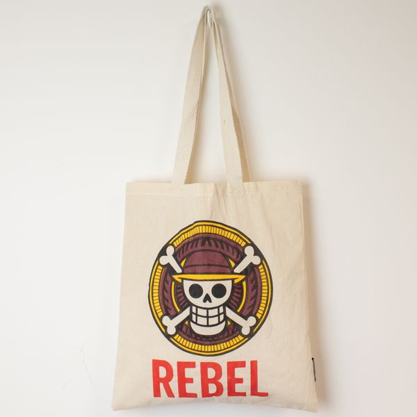 Nomad Sari Icónico Básico Bolso Tote - REBEL - Natural 4oz