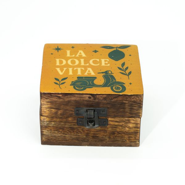 Small Enamelled Box - La Dolce Vita