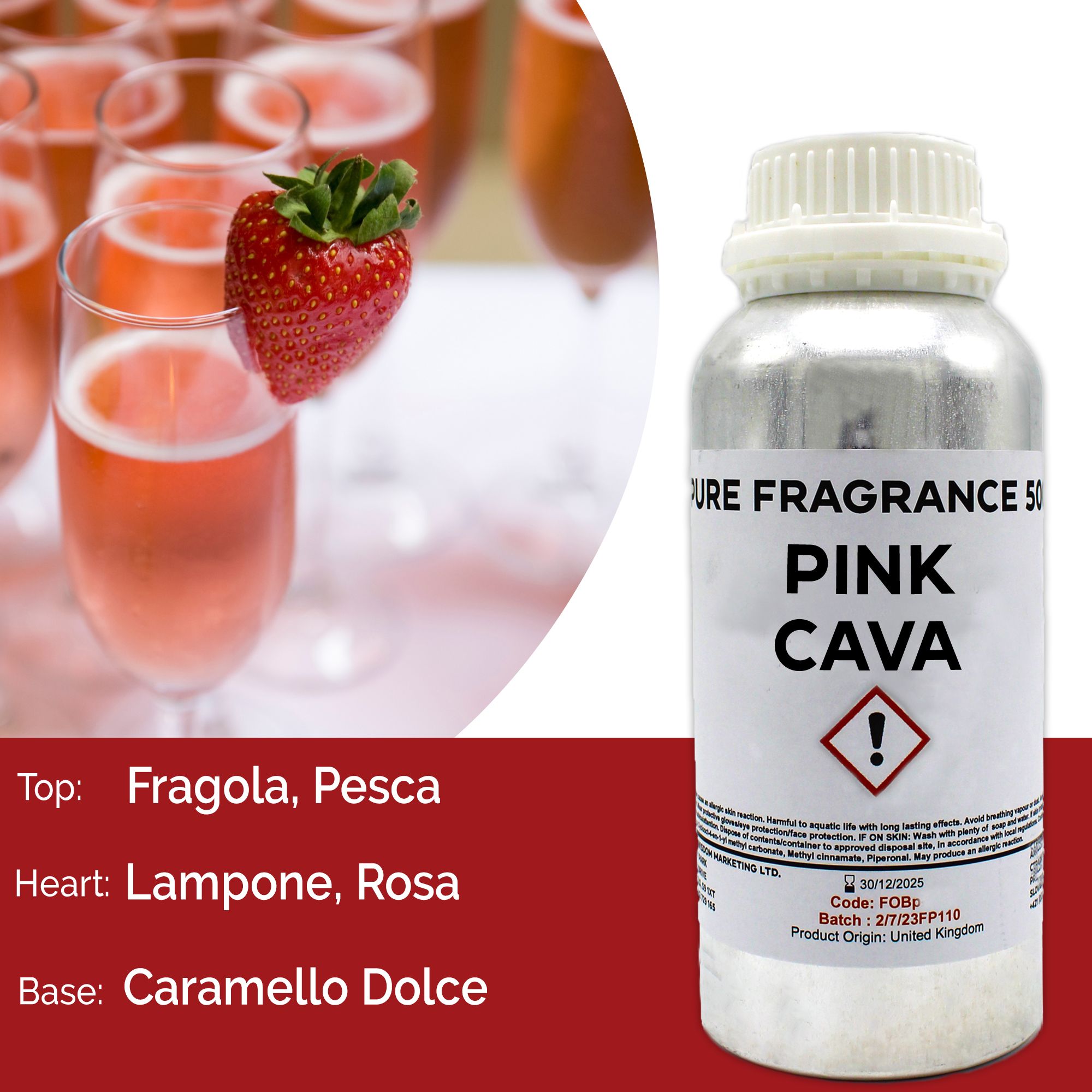 Fragranza Pura 500g - Pink Cava