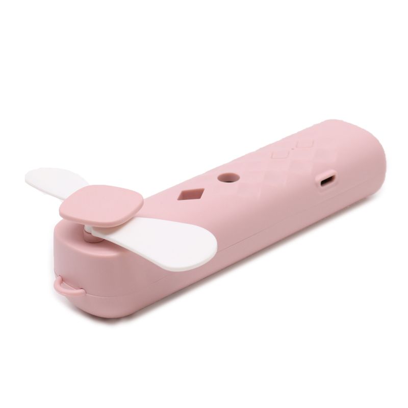 Ventilateur et Vaporisateur de Visage Nano Mist Rose - Rechargeable par USB