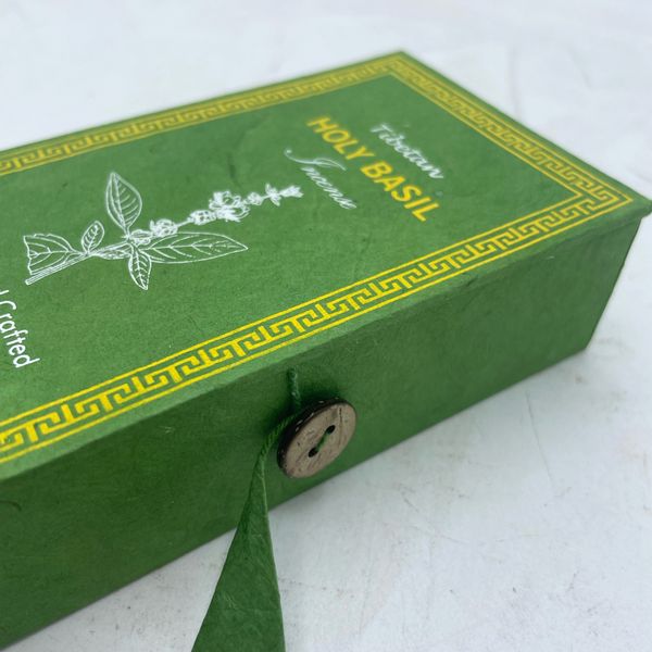 Coffret Cadeau d'Encens Sughandit Dhoop de l'Himalaya - Basilic Sacré