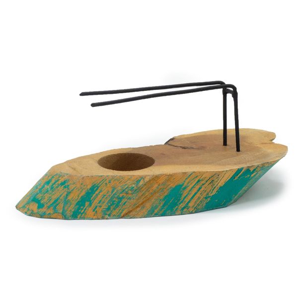 Aquecedor Palo Santo - Madeira Gamel Turquesa