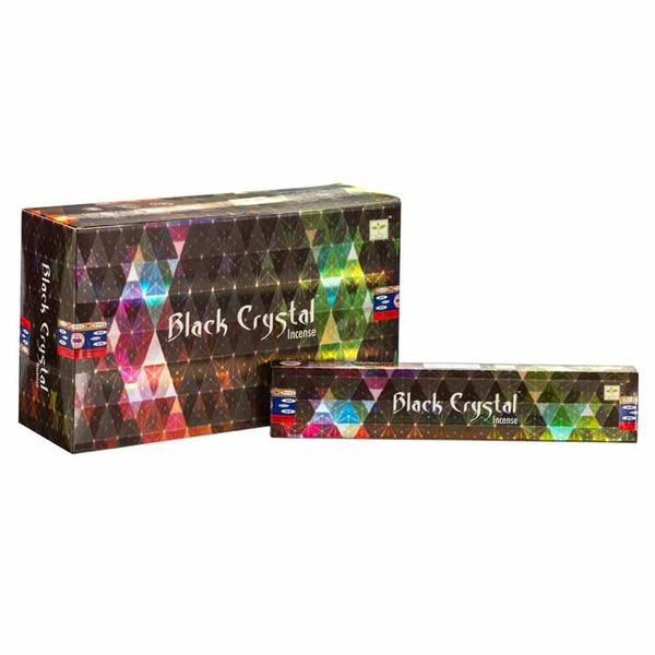 Incenso Satya Black Crystal Incense - 15g