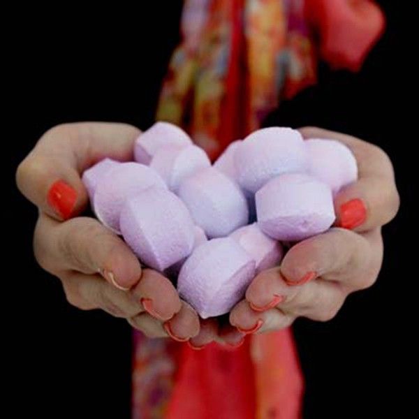 Minis boules de bain - Cerise noire