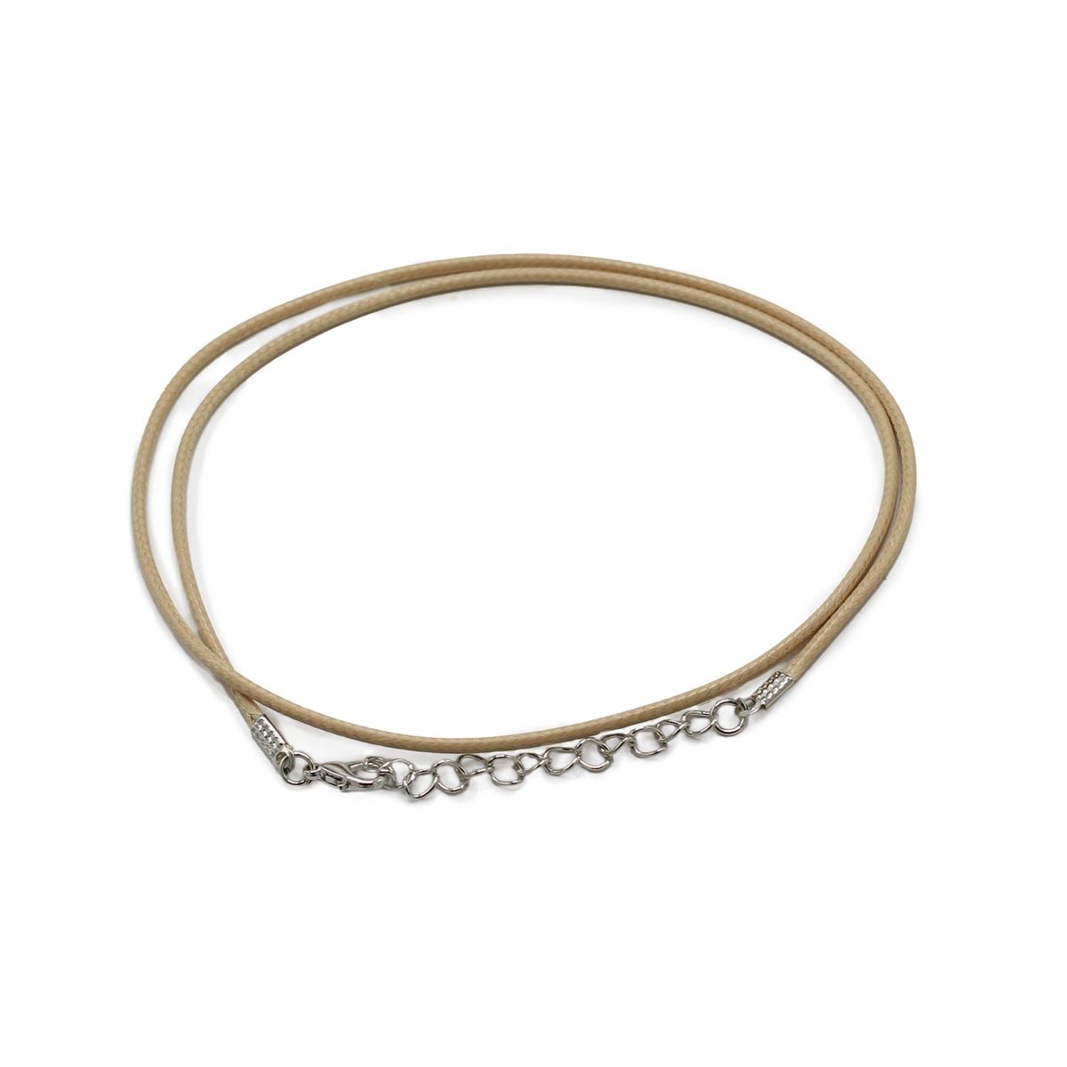Cordões para acessórios - 2 mm x 55 cm - Castanho claro 117