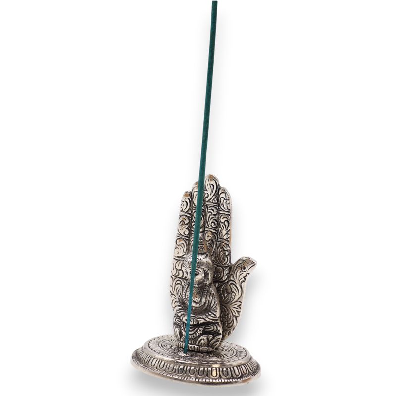 Porte-encens main Bouddha 13x9cm