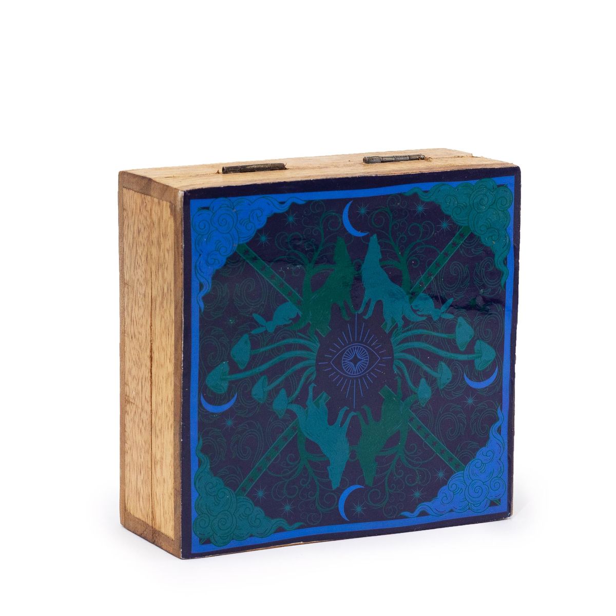 Caixa quadrada média 13,5 x 13,5 x 6 cm - Olho - HOP HARE