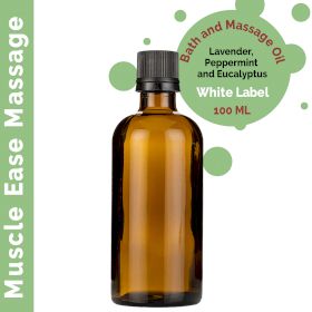 Huile de Bain et de Massage - Spéciale Muscles - 100ml - Marque Blanche