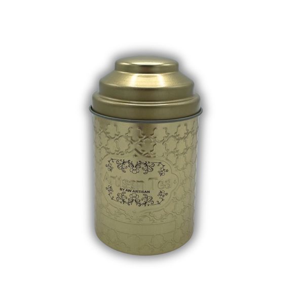 6.6x11.5 cm Tin with Dome Round Lid