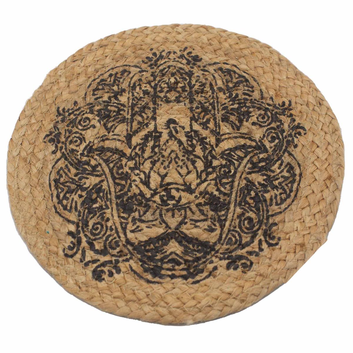 Individual Natural - Juta - Estampado Hamsa