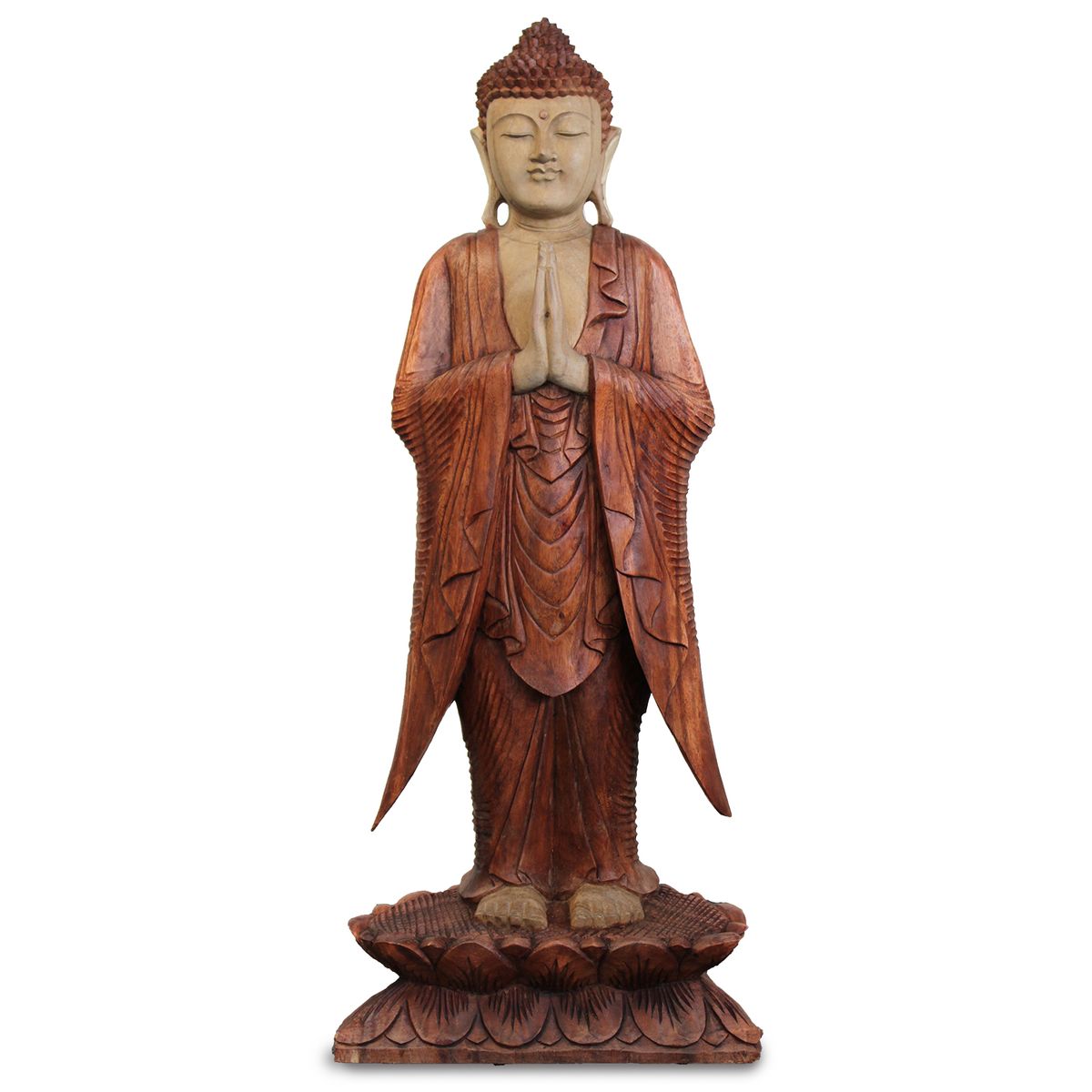 Estátua de Buda em pé - 1 m Boas-vindas