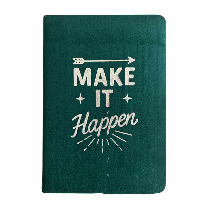 Black Velvet Note Book - 80 pages - Carpe Diem