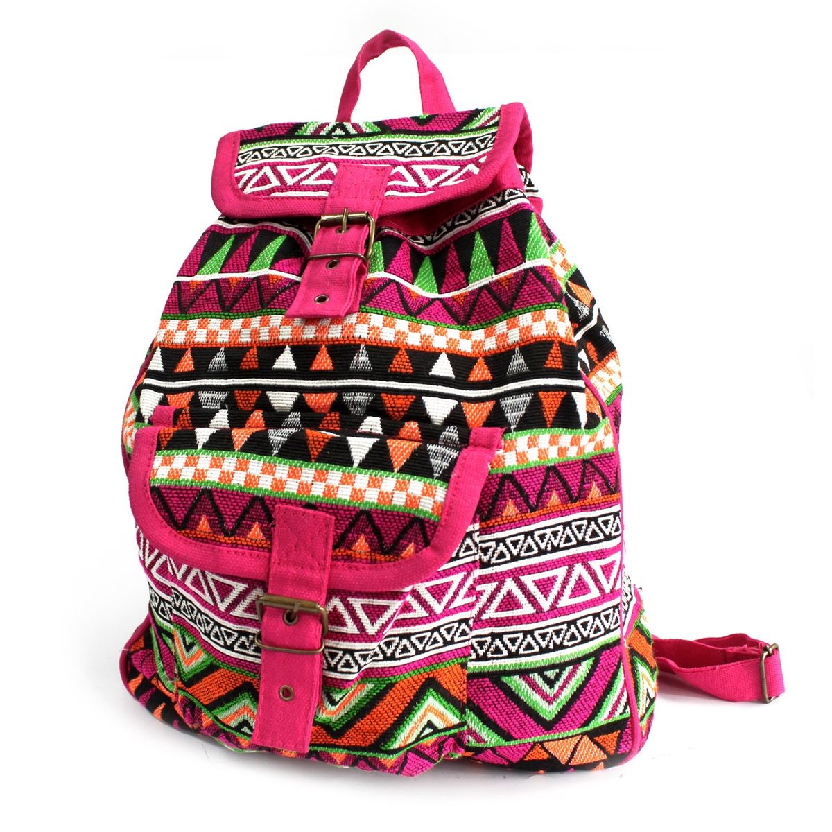 Tecido Jacquard - Mochila rosa