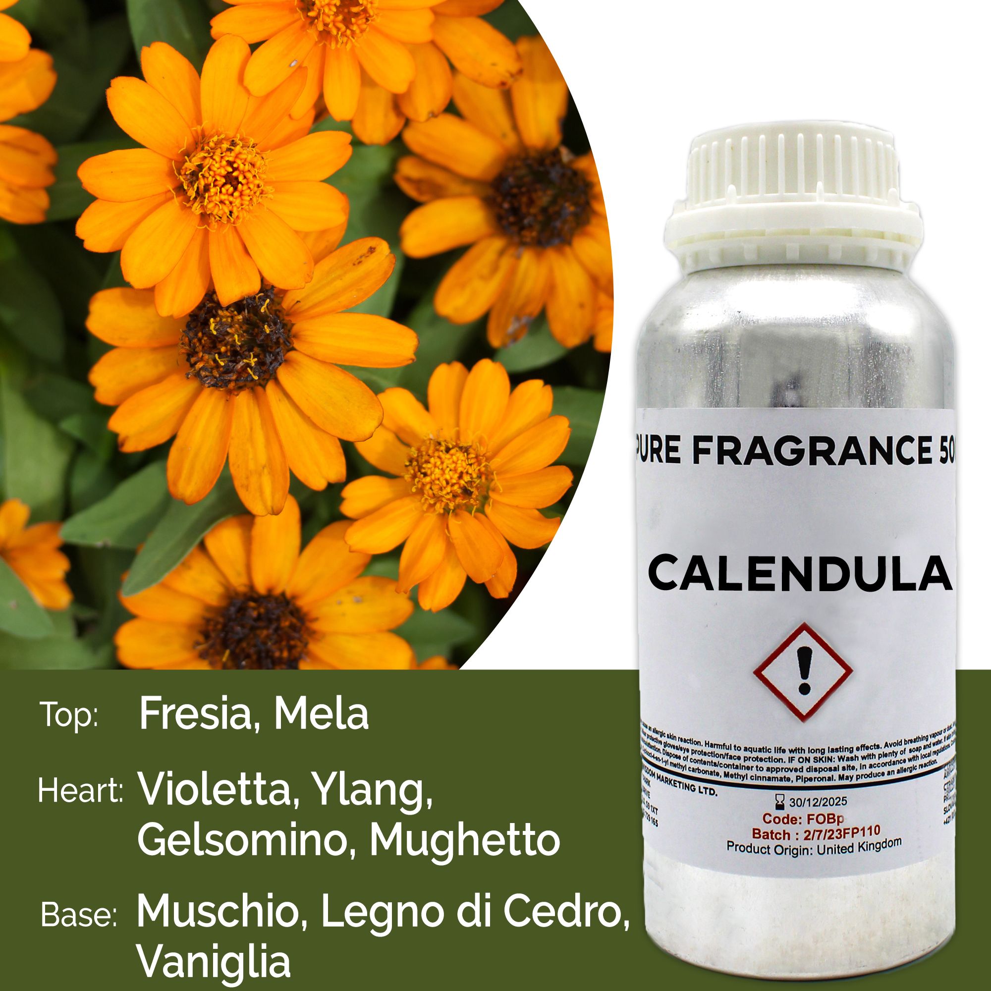 Fragranza Pura 500g - Calendula