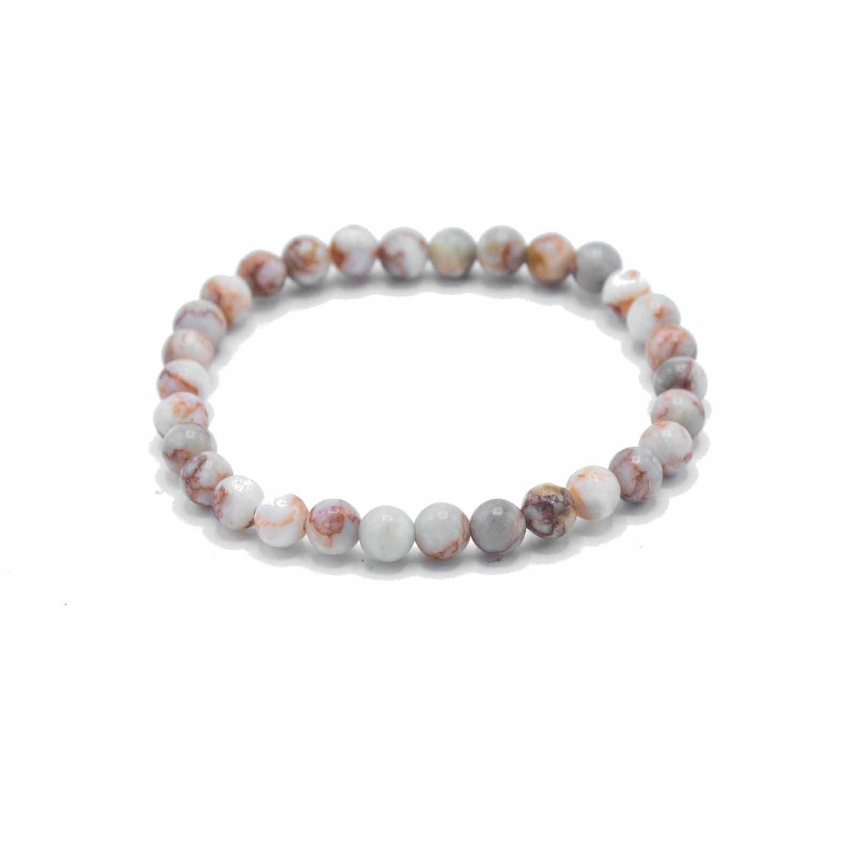 Pulseira de manifestação com pedras preciosas - Pedra-aranha-sangrenta - Laços familiares