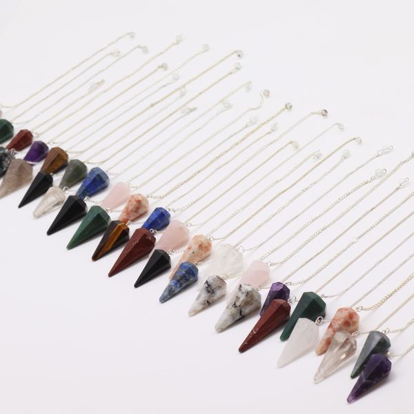 Početni Set Visaka s Kristalima (12x 3 kristala) 4 cm - Šestostrane Piramide