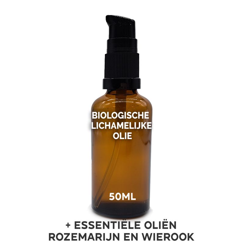 Huile Corporelle Bio 50ml - Romarin et encens - Sans étiquette