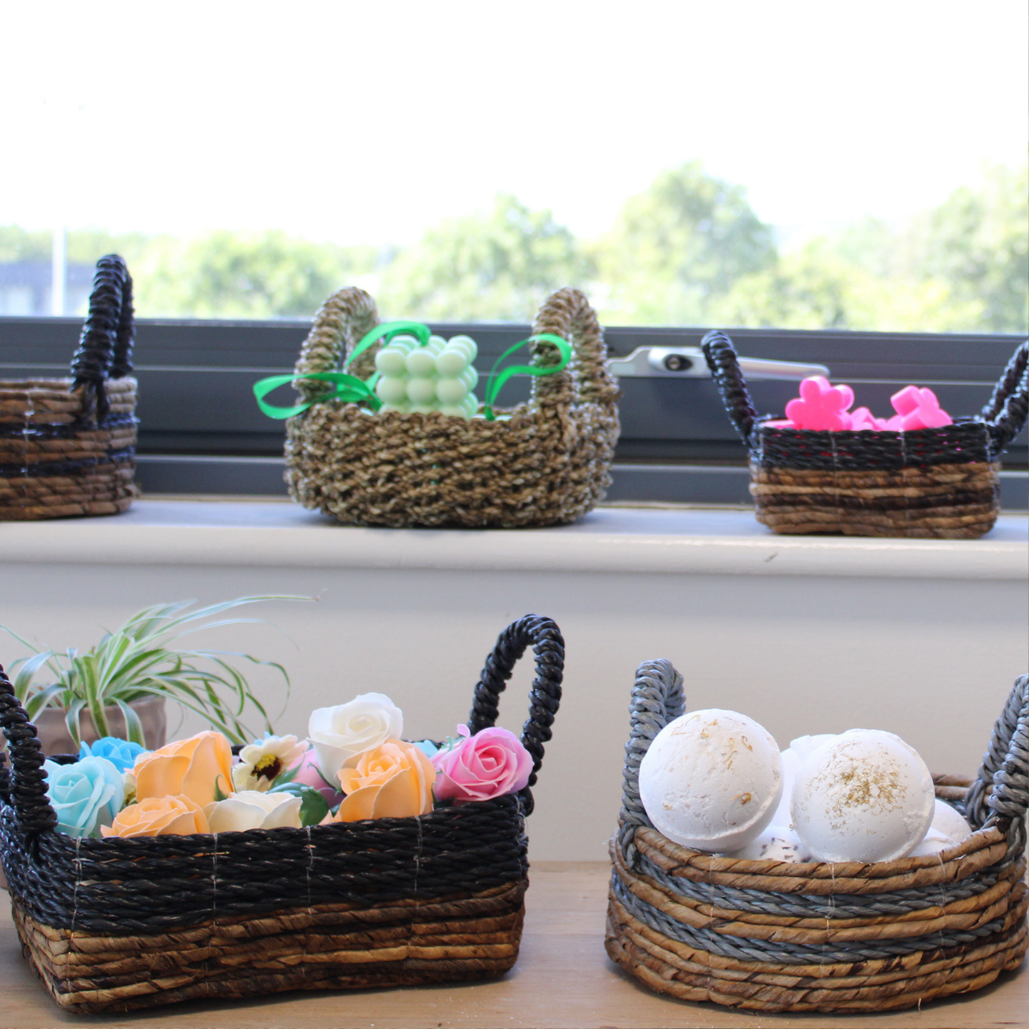 Banana Leaf & Seagrass Basket