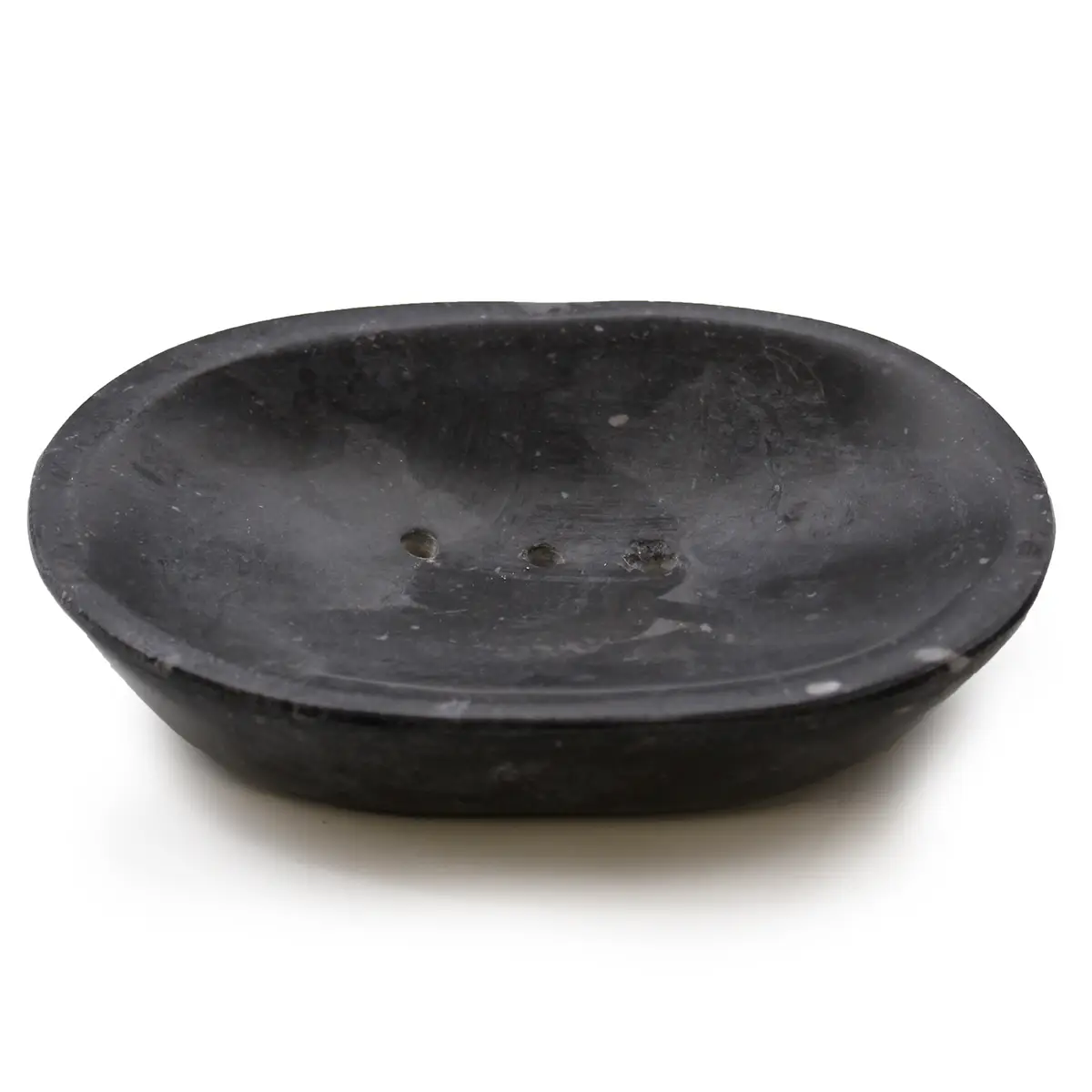 Classic Oval Black Marble Soap Dish — Soap Dishes · GlowDuty apothecary
